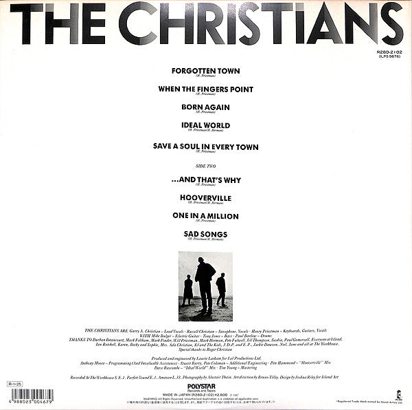 The Christians - The Christians (Vinyl, LP, Album) Near Mint (NM or M-) / Very Good (VG)