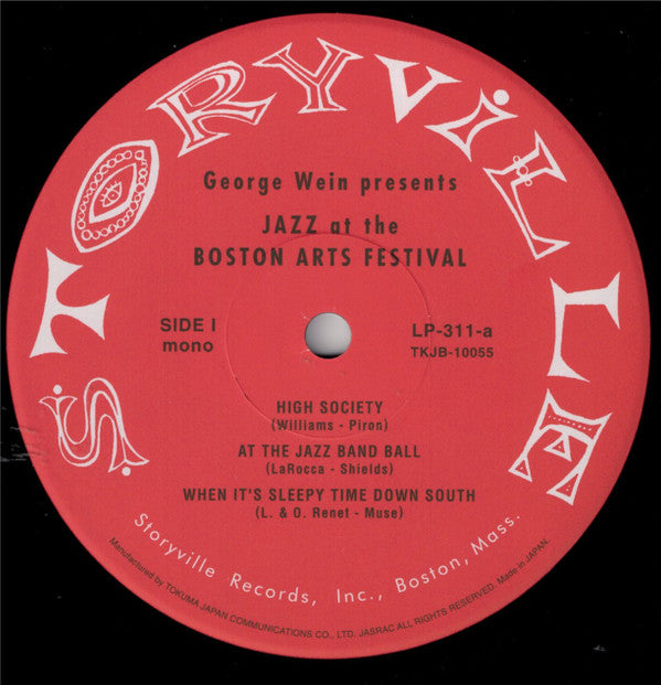 George Wein - Presents Jazz At The Boston Arts Festival (Vinyl, LP, 10", Album, Reissue, Mono) Very Good Plus (VG+) / Near Mint (NM or M-)