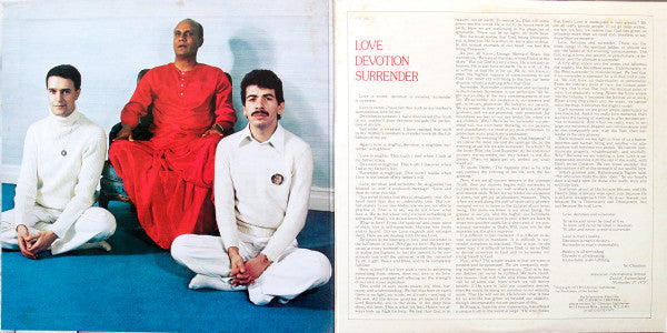 Carlos Santana - Love Devotion Surrender (Vinyl, LP, Album)