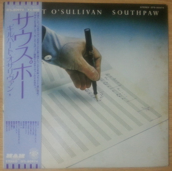 Gilbert O'Sullivan - Southpaw (Vinyl, LP, Album) Very Good Plus (VG+) / Very Good Plus (VG+)