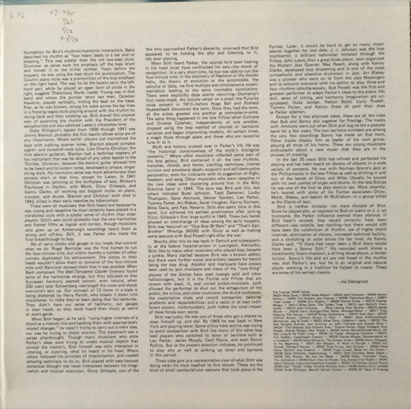 Sonny Stitt - Genesis (2xVinyl, LP, Compilation) Very Good (VG) / Very Good (VG)