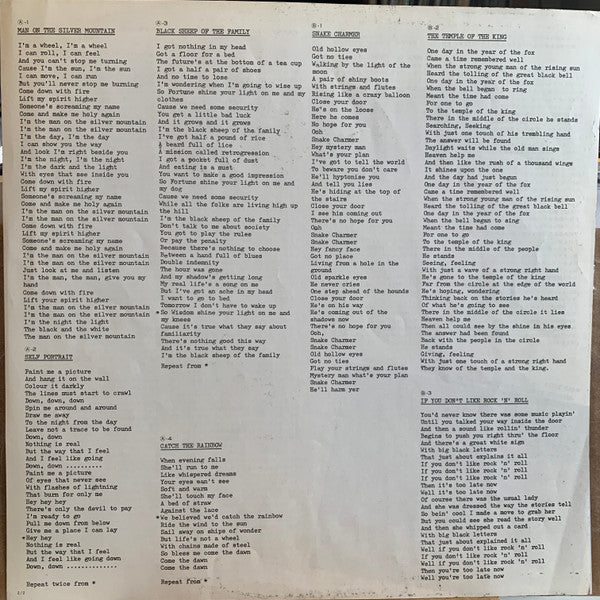 Rainbow - Ritchie Blackmore's Rainbow (Vinyl, LP, Album, Stereo) Near Mint (NM or M-) / Very Good (VG)
