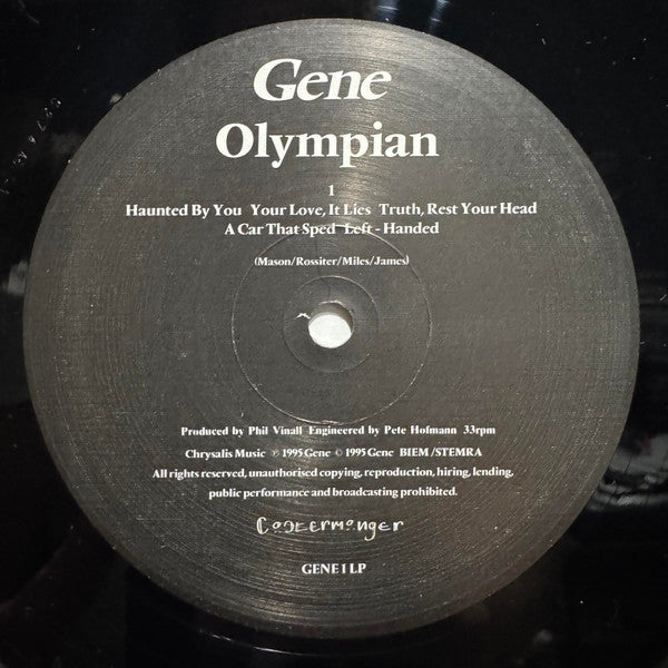Gene - Olympian (Vinyl, LP, Album) Near Mint (NM or M-) / Near Mint (NM or M-)