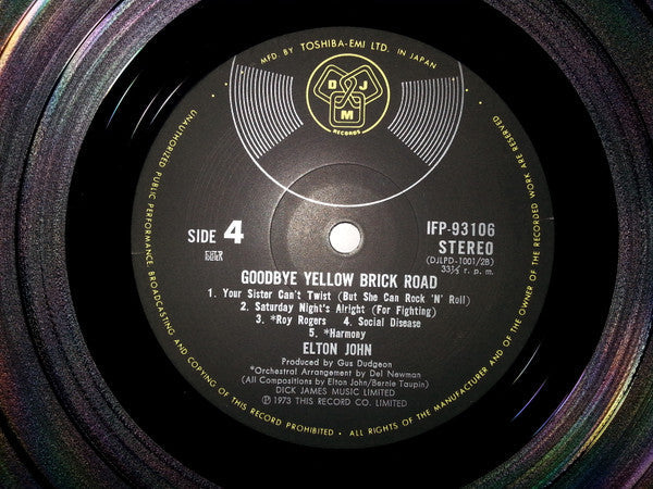 Elton John - Goodbye Yellow Brick Road (Vinyl, LP, Album)