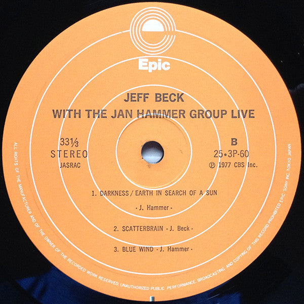 Jeff Beck - Live (Vinyl, LP, Album, Reissue, Stereo)