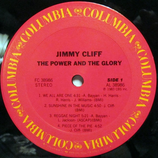 Jimmy Cliff - The Power And The Glory (Vinyl, LP, Album, Stereo) Good Plus (G+) / Good Plus (G+)