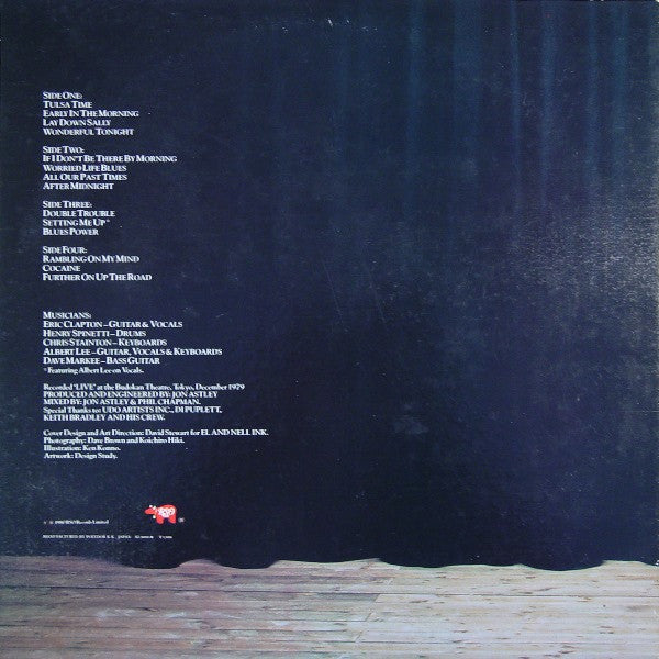 Eric Clapton - Just One Night (Vinyl, LP, Album, Stereo)