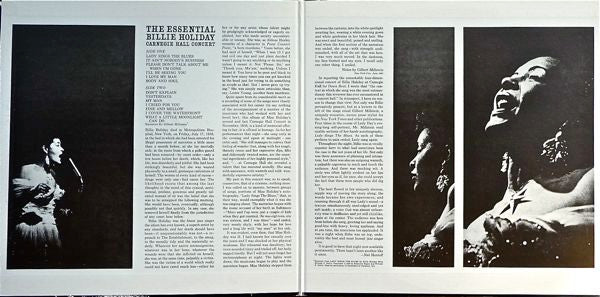 Billie Holiday - The Essential Billie Holiday (Carnegie Hall Concert) (Vinyl, LP, Reissue, Mono) Very Good Plus (VG+) / Good (G)