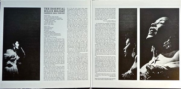 Billie Holiday - The Essential Billie Holiday (Carnegie Hall Concert) (Vinyl, LP, Reissue, Mono) Near Mint (NM or M-) / Fair (F)