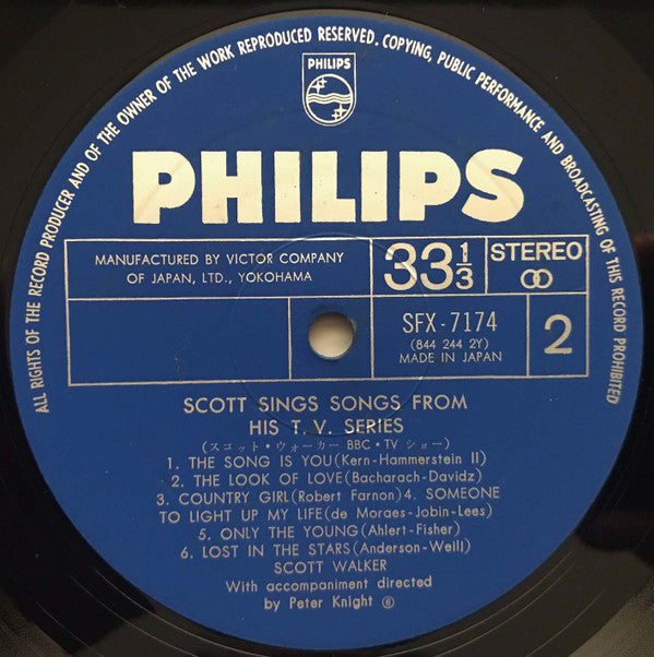 Scott Walker - Scott (Scott Walker Sings Songs From His T.V. Series...