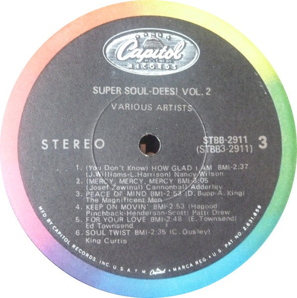 Various - Super Soul-Dees! Vol. 2 (2xVinyl, LP, Compilation) Very Good Plus (VG+) / Good Plus (G+)