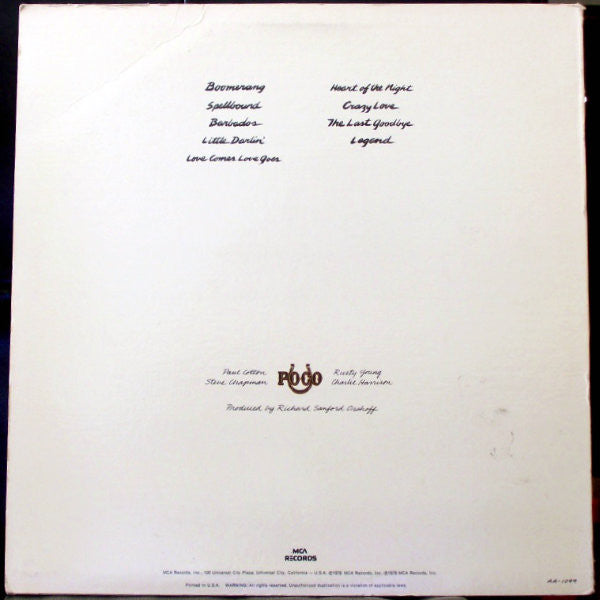 Poco (3) - Legend (Vinyl, LP, Album, Reissue) Good Plus (G+) / Very Good (VG)