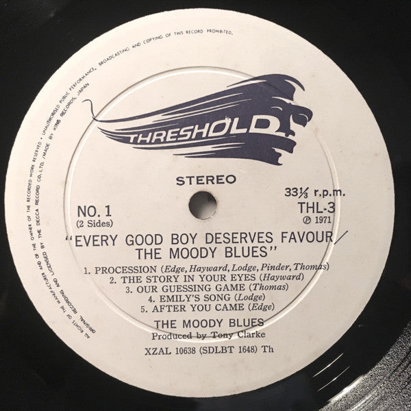 The Moody Blues - Every Good Boy Deserves Favour (Vinyl, LP, Album)