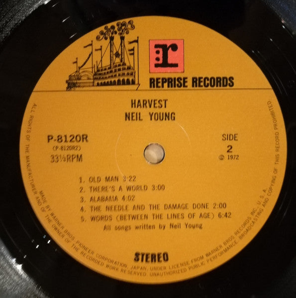 Neil Young - Harvest (Vinyl, LP, Album, Stereo) Very Good Plus (VG+) / Very Good Plus (VG+)