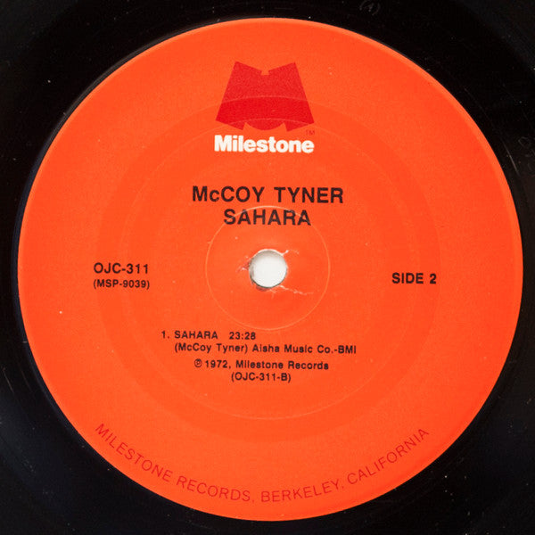 McCoy Tyner - Sahara (Vinyl, LP, Album, Reissue, Remastered, Stereo)