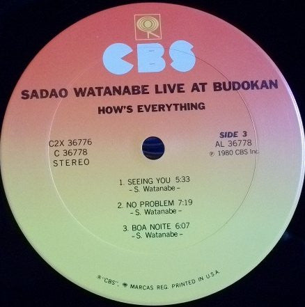 Sadao Watanabe - How's Everything (2xVinyl, LP) Very Good (VG) / Very Good (VG)