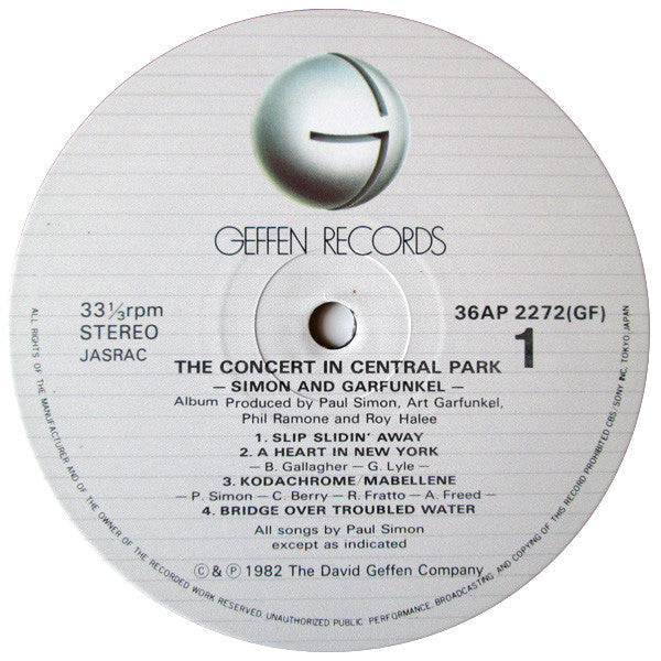 Simon & Garfunkel - The Concert In Central Park (Vinyl, LP, Album, ...