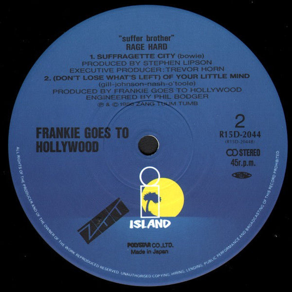 Frankie Goes To Hollywood - Rage Hard (+) (Vinyl, 12", 45 RPM, Single) Very Good Plus (VG+) / Very Good Plus (VG+)