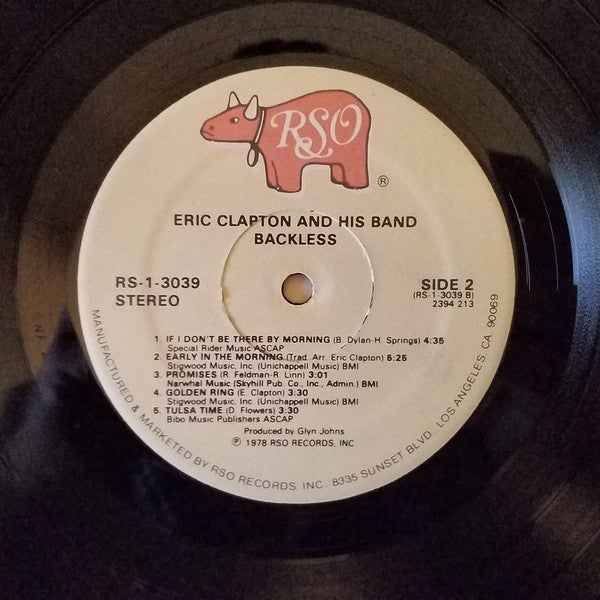 Eric Clapton - Backless (Vinyl, LP, Album) Near Mint (NM or M-) / Near Mint (NM or M-)