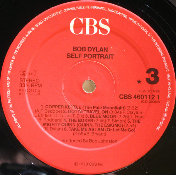 Bob Dylan - Self Portrait (2xVinyl, LP, Album, Reissue, Stereo) Near Mint (NM or M-) / Near Mint (NM or M-)