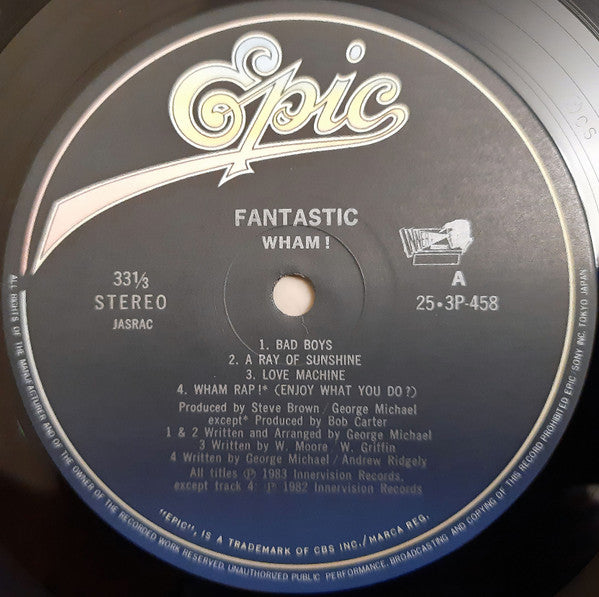 Wham! - Fantastic (Vinyl, LP, Album, Stereo)