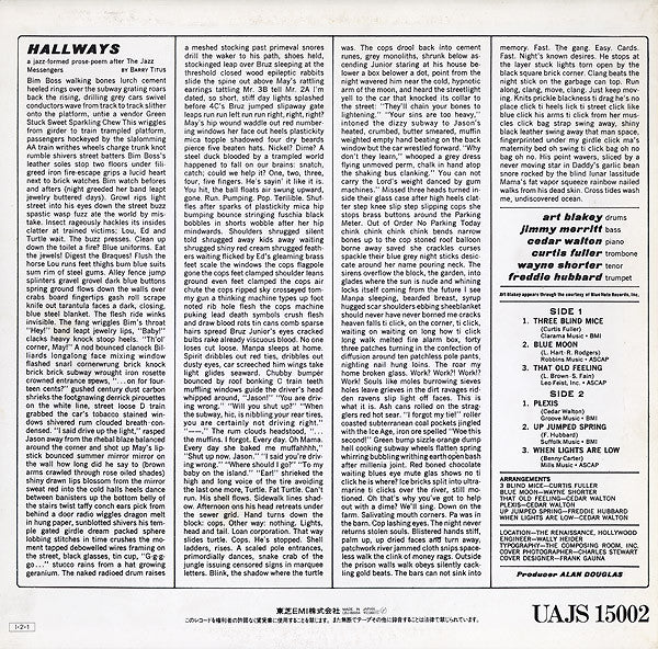 Art Blakey & The Jazz Messengers - 3 Blind Mice (Vinyl, LP, Album, Reissue, Stereo) Very Good Plus (VG+) / Very Good Plus (VG+)
