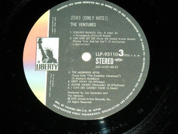The Ventures - 2001 (Only Hits!) (Vinyl, LP, Album, Stereo)