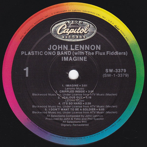John Lennon - Imagine (Vinyl, LP, Album, Reissue, Remastered) Very Good Plus (VG+) / Very Good Plus (VG+)