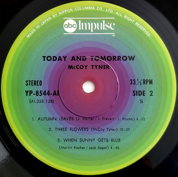 McCoy Tyner - Today And Tomorrow (Vinyl, LP, Album, Reissue, Stereo)