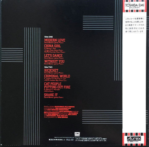David Bowie - Let's Dance (Vinyl, LP, Album, Limited Edition, Pictu...