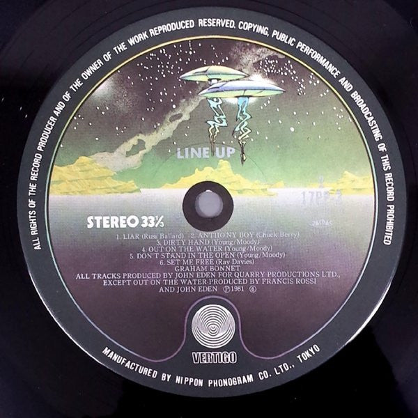 Graham Bonnet - Line Up (Vinyl, LP, Album, Reissue) Very Good Plus (VG+) / Very Good (VG)