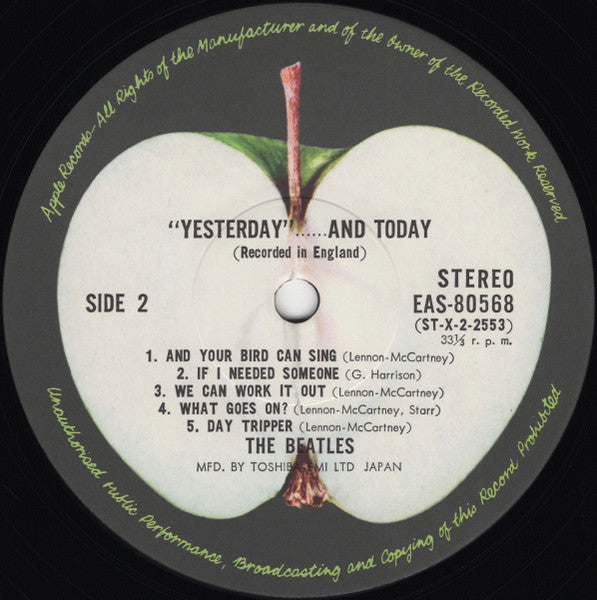 The Beatles - Yesterday And Today = イエスタデイ・アンド・トゥデイ (Vinyl, LP, Alb...