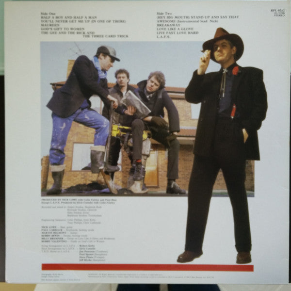 Nick Lowe And His Cowboy Outfit - Nick Lowe And His Cowboy Outfit (Vinyl, LP, Album) Very Good Plus (VG+) / Very Good (VG)