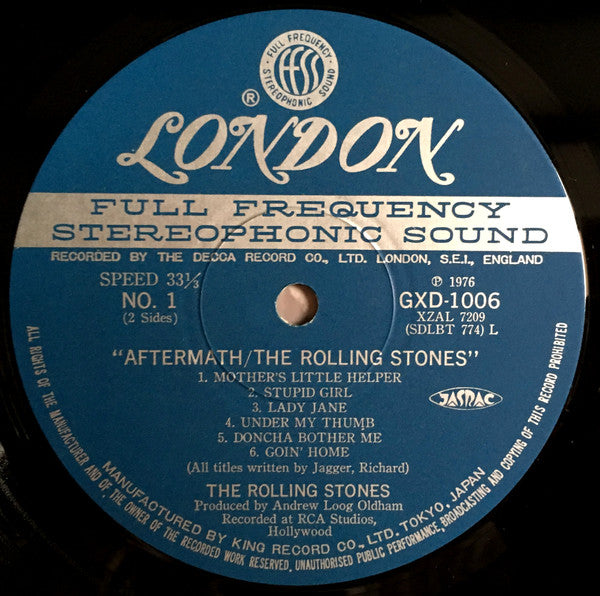 The Rolling Stones - Aftermath (Vinyl, LP, Album, Reissue, Stereo) Very Good Plus (VG+) / Very Good (VG)