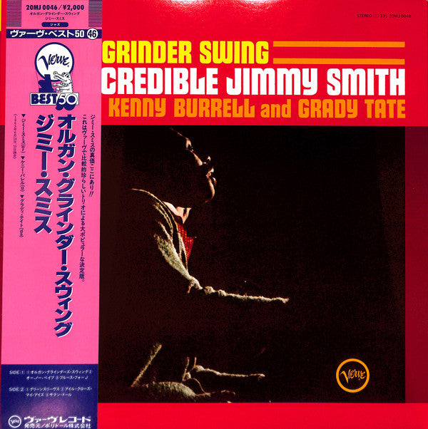 Jimmy Smith - Organ Grinder Swing (Vinyl, LP, Album, Reissue, Stereo) Very Good Plus (VG+) / Fair (F)