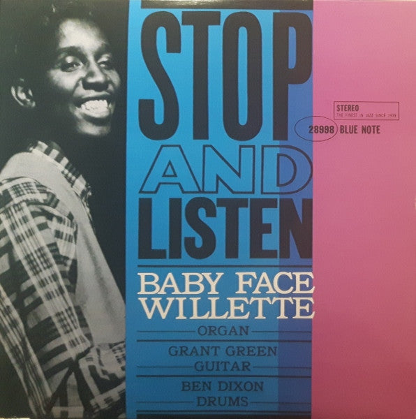 'Baby Face' Willette - Stop And Listen (Vinyl, LP, Album, Limited Edition, Reissue, Stereo) Very Good (VG) / Very Good Plus (VG+)