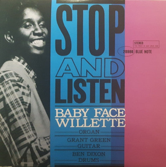 'Baby Face' Willette - Stop And Listen (Vinyl, LP, Album, Limited Edition, Reissue, Stereo) Very Good (VG) / Very Good Plus (VG+)