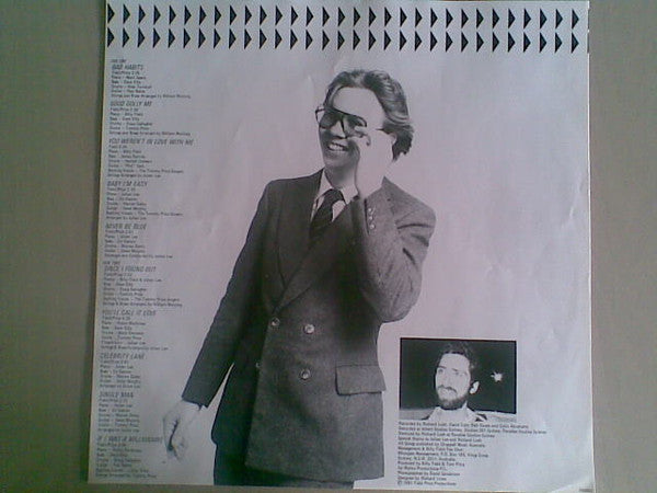 Billy Field - Bad Habits (Vinyl, LP, Album, Stereo)