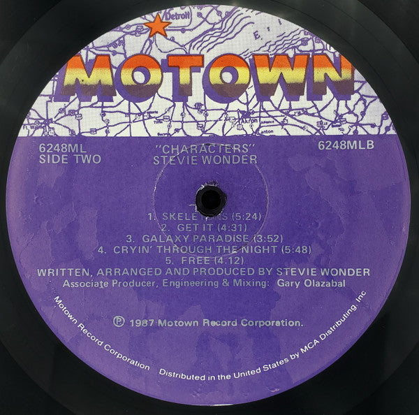 Stevie Wonder - Characters (Vinyl, LP, Album)