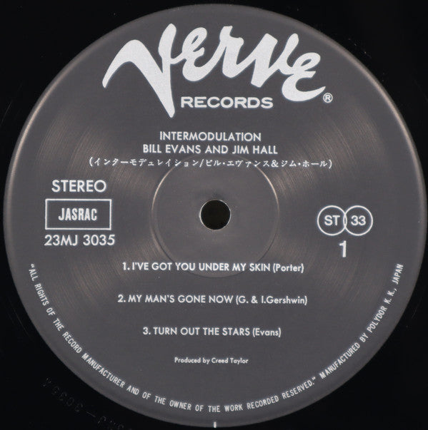 Bill Evans - Intermodulation (Vinyl, LP, Album, Reissue, Stereo) Very Good Plus (VG+) / Very Good Plus (VG+)