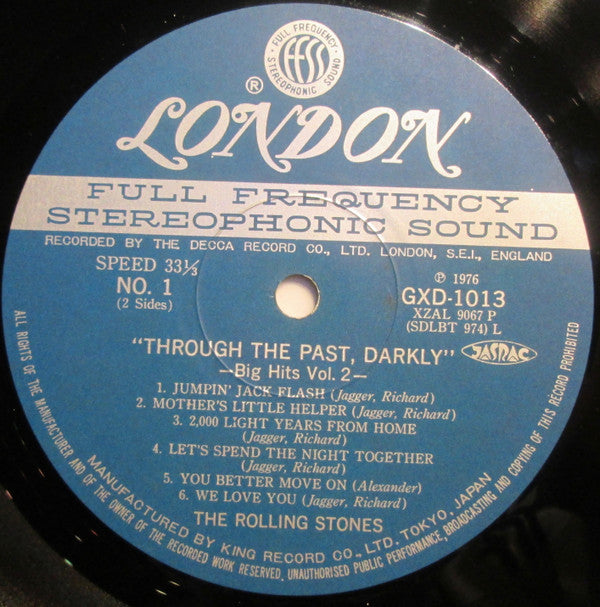 The Rolling Stones - Through The Past, Darkly (Big Hits Vol. 2) (Vi...