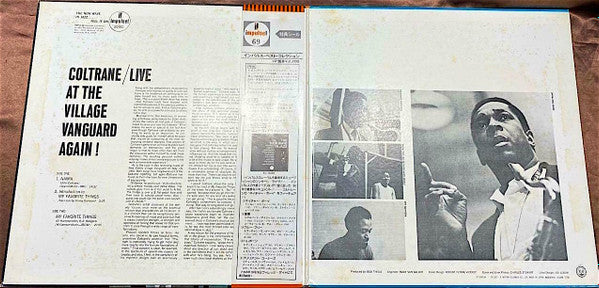 John Coltrane - Live At The Village Vanguard Again! (Vinyl, LP, Album, Reissue, Stereo) Very Good Plus (VG+) / Very Good Plus (VG+)