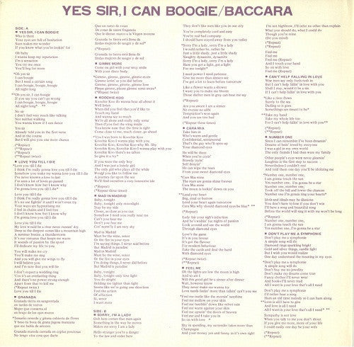 Baccara - Yes Sir, I Can Boogie (Vinyl, LP, Album) Very Good Plus (VG+) / Very Good (VG)