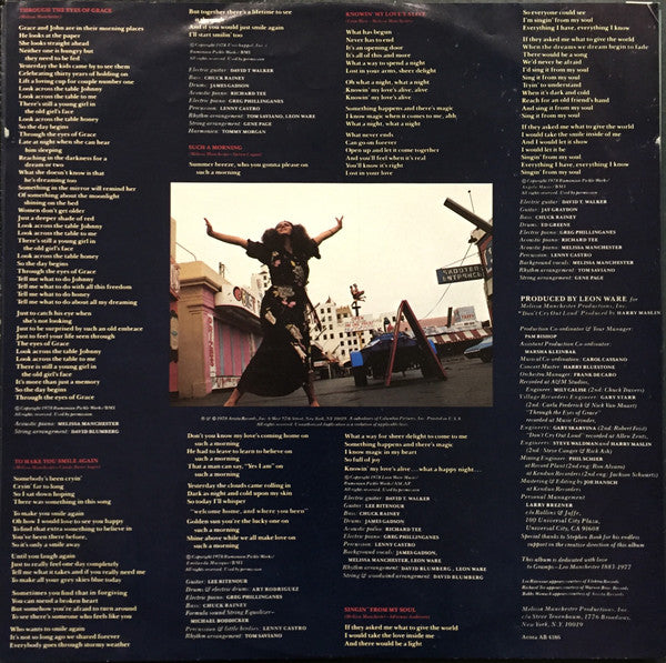 Melissa Manchester - Don't Cry Out Loud (Vinyl, LP, Album) Very Good Plus (VG+) / Very Good Plus (VG+)
