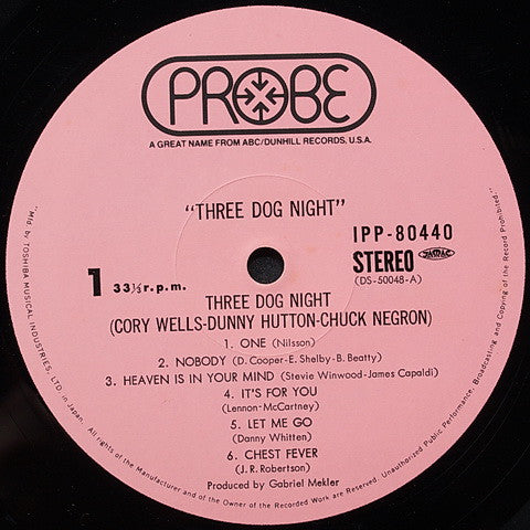 Three Dog Night - Three Dog Night (Vinyl, LP, Album) Very Good (VG) / Good Plus (G+)