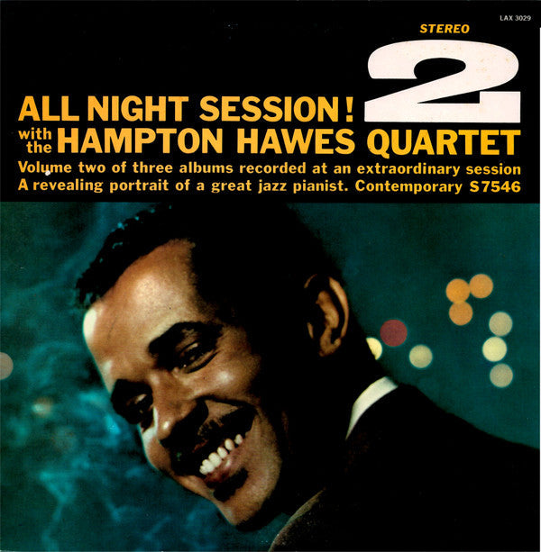 Hampton Hawes Quartet - All Night Session, Vol. 2 (Vinyl, LP, Album, Limited Edition, Reissue, Stereo) Very Good Plus (VG+) / Very Good Plus (VG+)