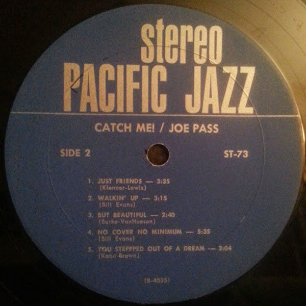 Joe Pass - Catch Me! (Vinyl, LP, Album, Stereo) Very Good Plus (VG+) / Very Good (VG)
