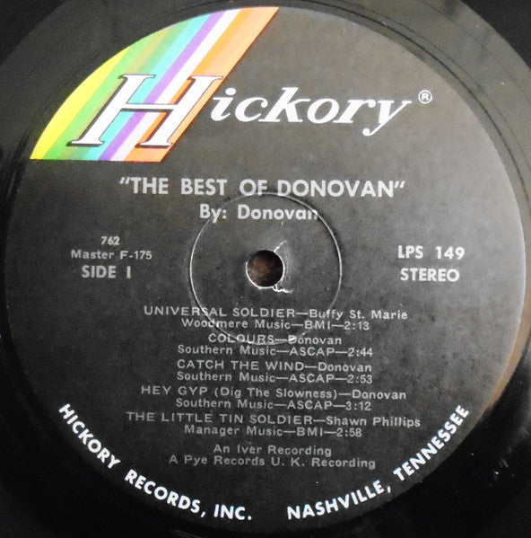 Donovan - The Best Of Donovan (Vinyl, LP, Compilation) Very Good Plus (VG+) / Very Good (VG)