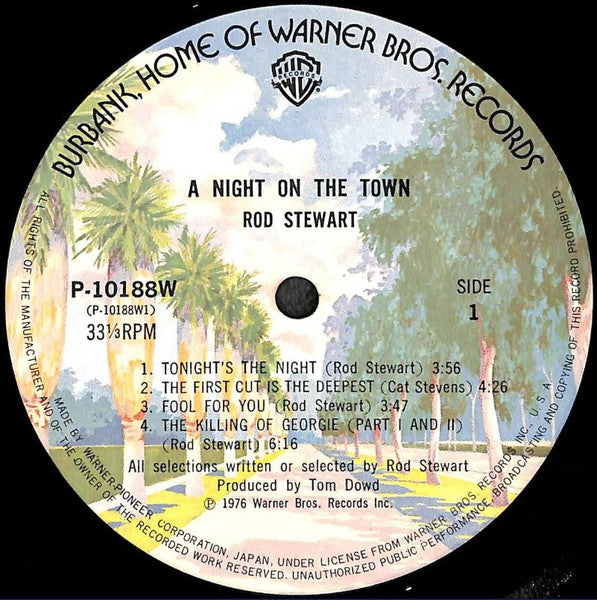 Rod Stewart - A Night On The Town (Vinyl, LP, Album)