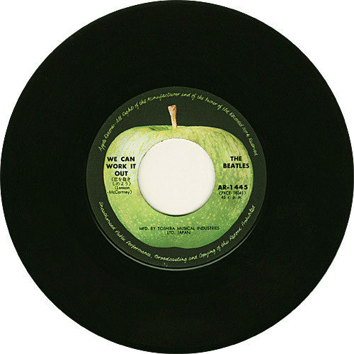 The Beatles - We Can Work It Out / Day Tripper (Vinyl, 7", 45 RPM, Single, Reissue, Mono) Very Good Plus (VG+) / Very Good (VG)